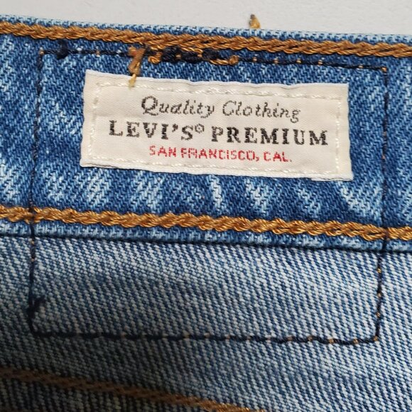 Levi's Premium Wedgie Straight Jeans size 27 - Picture 6 of 16